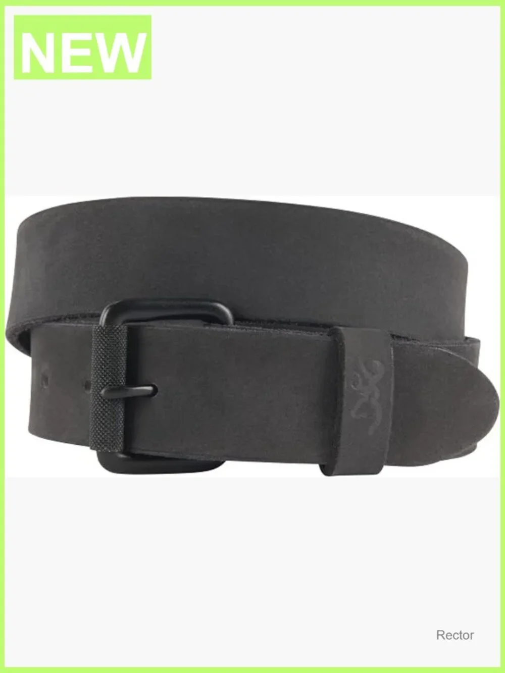 Men's Full Grain Leather Belt, Removable Buckle, 38mm, 42